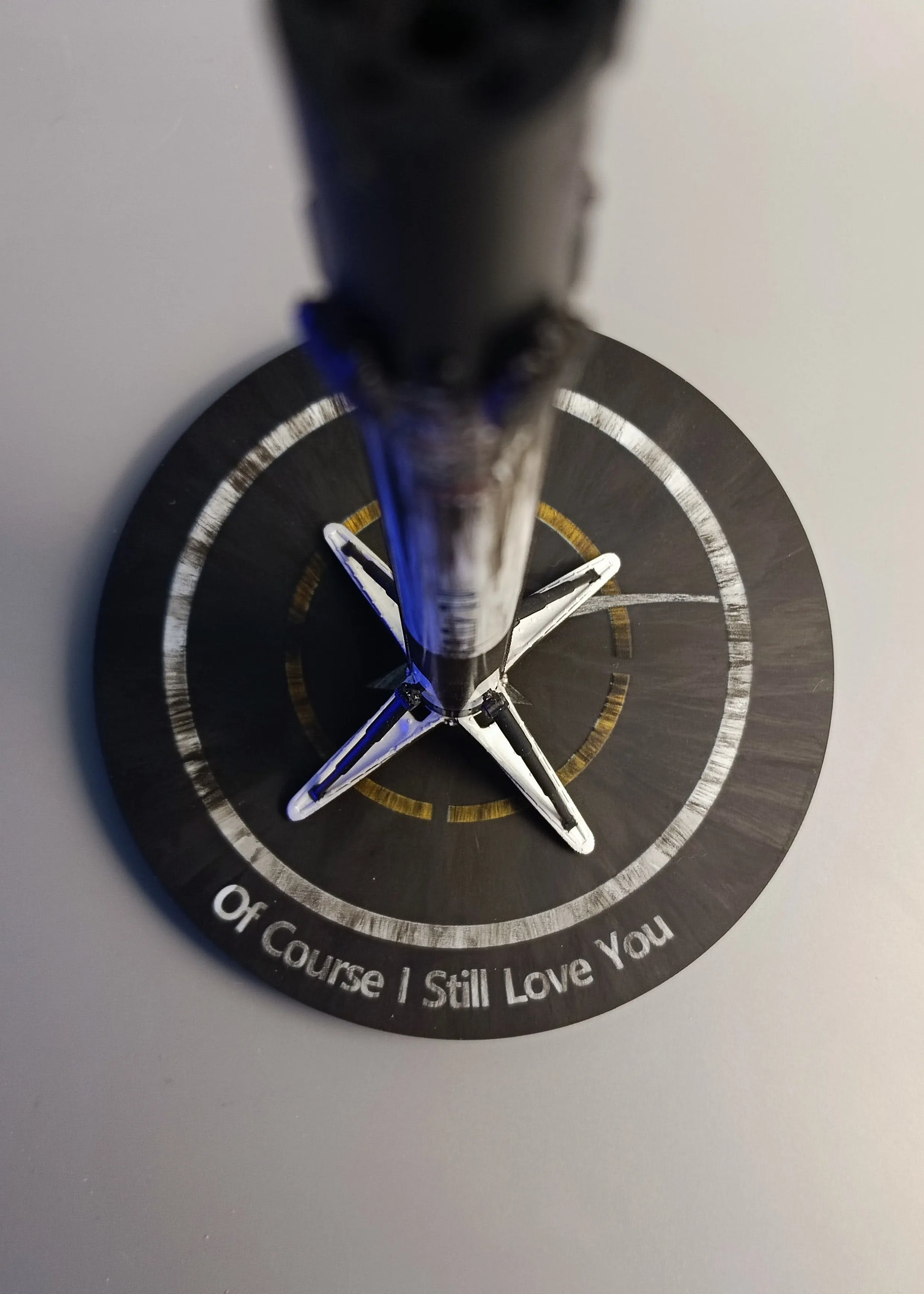 Falcon 9 First-Stage Booster on platform