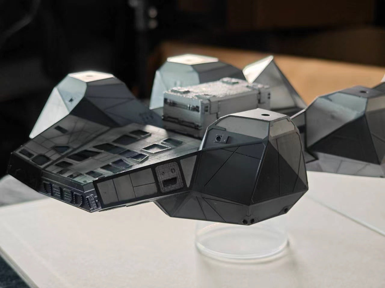 Unpainted Ranger and Lander models