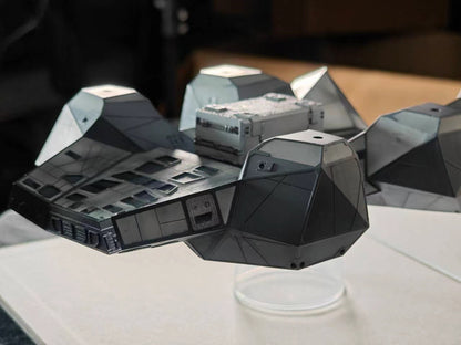 Unpainted Ranger and Lander models