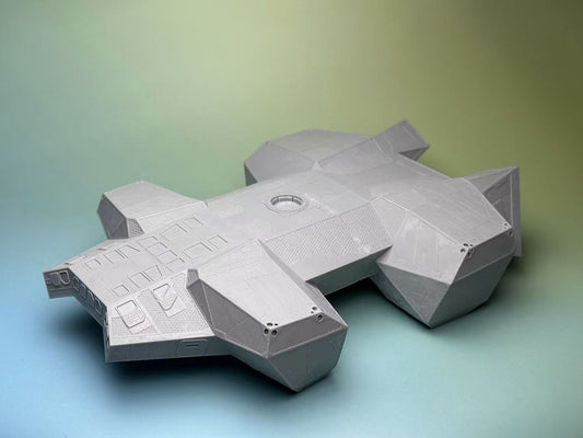 Unpainted Ranger and Lander models