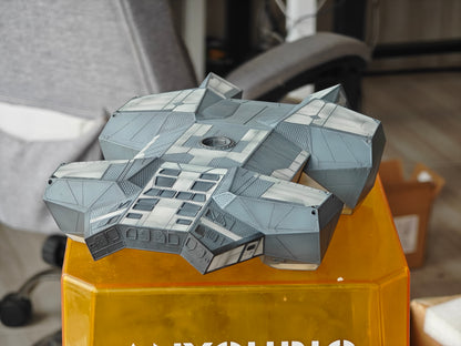 Unpainted Ranger and Lander models